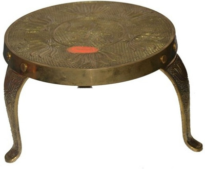 11% OFF on Satish Stores Brass Pooja Chowki Gold, Pack of 1 11% OFF on Satish Stores Brass Pooja Chowki Gold, Pack of 1