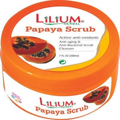 15% OFF on LiLium Papaya Scrub 200 ml 15% OFF on LiLium Papaya Scrub 200 ml