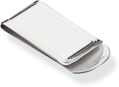 Cherrytin Silver Medium Metal Money Clip Cherrytin Silver Medium Metal Money Clip