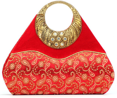 58% OFF on Gcollection Classy Designer Women, Girls Wedding, Festive, Party Red Velvet, Brocade Clutch 58% OFF on Gcollection Classy Designer Women, Girls Wedding, Festive, Party Red Velvet, Brocade Clutch