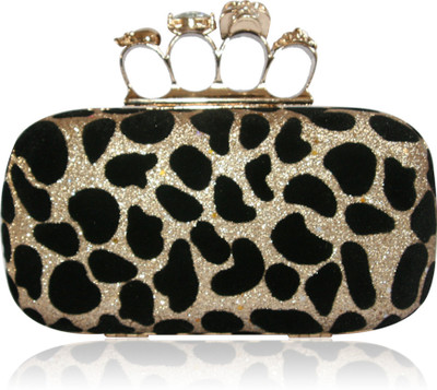 37% OFF on Inspired Livingg Leopard Print Skull Ring Women Party Black PU Clutch 37% OFF on Inspired Livingg Leopard Print Skull Ring Women Party Black PU Clutch
