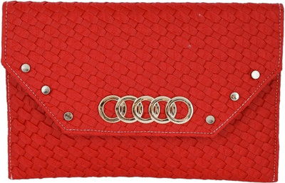 41% OFF on Vian EETI0016B Women Casual, Party Red Fabric Clutch 41% OFF on Vian EETI0016B Women Casual, Party Red Fabric Clutch