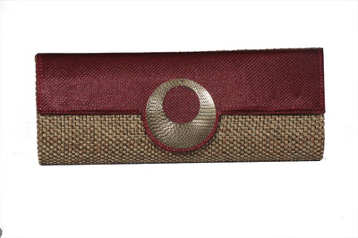 Aarnacraft Women Casual, Formal, Party Red Jute Clutch Aarnacraft Women Casual, Formal, Party Red Jute Clutch