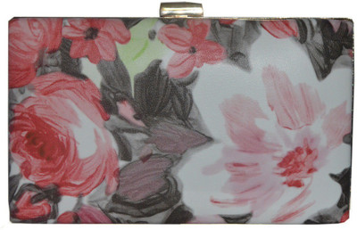 40% OFF on ABC Flower Women Casual Multicolor PU Clutch