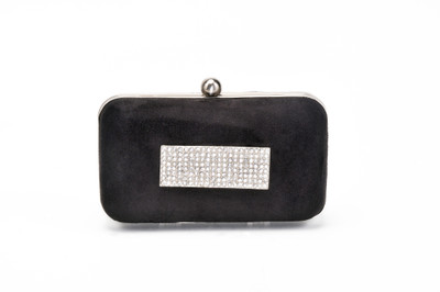 36% OFF on Stylocus Black Box Women Casual Black Fabric Clutch