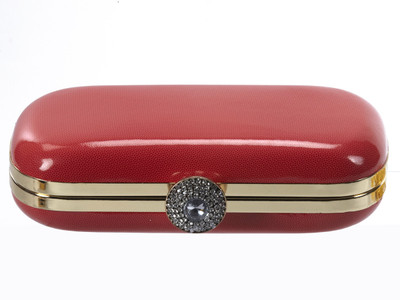 Shoebox Bag Women Party, Wedding Red PU Clutch Shoebox Bag Women Party, Wedding Red PU Clutch