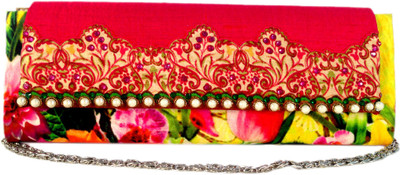 Charming Women Party Multicolor Fabric Clutch Charming Women Party Multicolor Fabric Clutch