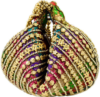 62% OFF on Mpkart Banarsi Pouch Girls Party, Casual, Festive Multicolor Satin, Zari Clutch 62% OFF on Mpkart Banarsi Pouch Girls Party, Casual, Festive Multicolor Satin, Zari Clutch