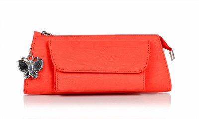 30% OFF on Butterflies Women Casual, Formal Red PU Clutch