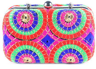 64% OFF on Saisha Women Casual Multicolor Silk, Cotton Clutch 64% OFF on Saisha Women Casual Multicolor Silk, Cotton Clutch