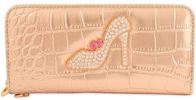 Circuzz Rhitestone Stilettos Women Party Gold Genuine Leather Clutch