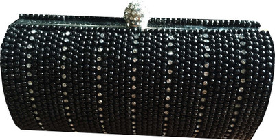 64% OFF on Liberty 11712-11A Women Party Black Genuine Leather Clutch