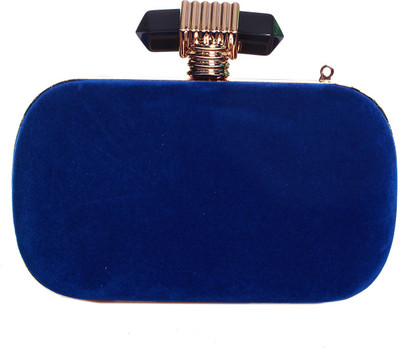 73% OFF on Eleegance 2320 Women Party Blue Velvet Clutch 73% OFF on Eleegance 2320 Women Party Blue Velvet Clutch