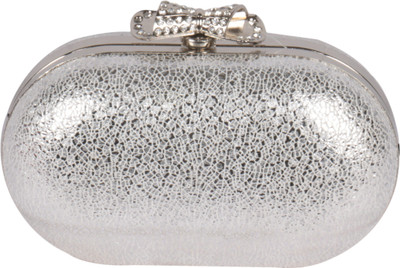 28% OFF on Rialto Clamshell Women Party Silver PU Clutch 28% OFF on Rialto Clamshell Women Party Silver PU Clutch