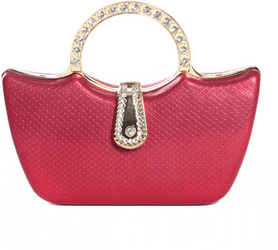 60% OFF on Eleegance 2329 Women Party Red PU Clutch