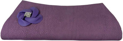 20% OFF on Grabgate Flower Girls Casual Purple Artificial Leather Clutch