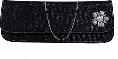 10% OFF on Aarnacraft 607 Women Party Black Shimmer Fabric Clutch 10% OFF on Aarnacraft 607 Women Party Black Shimmer Fabric Clutch