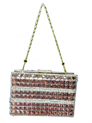 21% OFF on Dloop CK212 Women Festive Brown PU Clutch