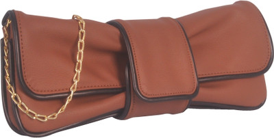 10% OFF on Toteteca Women Casual Tan PU Clutch
