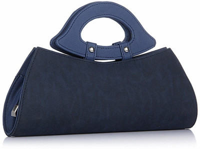 33% OFF on Butterflies Women Casual Blue PU Clutch