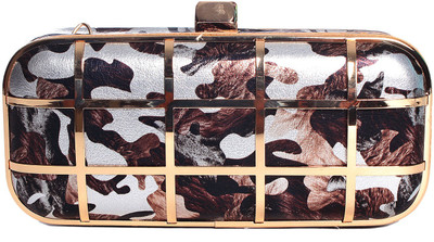 69% OFF on Eleegance 2327 Women Party Multicolor PU Clutch