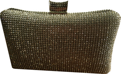 60% OFF on Liberty 13092 Women Party Gold Genuine Leather Clutch