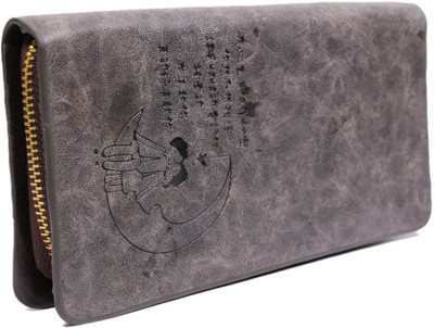 66% OFF on Lynx Alc0001 Women Casual Grey Artificial Leather Clutch