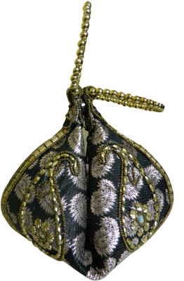50% OFF on Rita Women Women Party Black Silk Clutch 50% OFF on Rita Women Women Party Black Silk Clutch