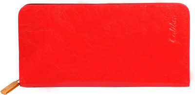 35% OFF on Tanishqq Calibre Women Casual Red Synthetic Leather Clutch