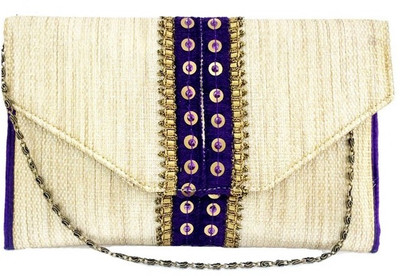 30% OFF on Craftstages Ethnic Women Casual Purple Jute Clutch 30% OFF on Craftstages Ethnic Women Casual Purple Jute Clutch
