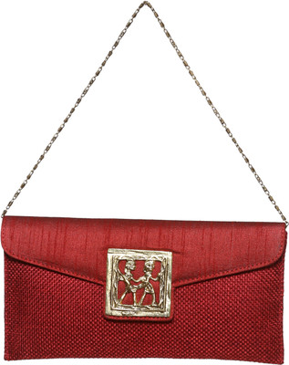 69% OFF on Flamboyance Tribal Women Party Red Jute, Rawsilk Clutch 69% OFF on Flamboyance Tribal Women Party Red Jute, Rawsilk Clutch