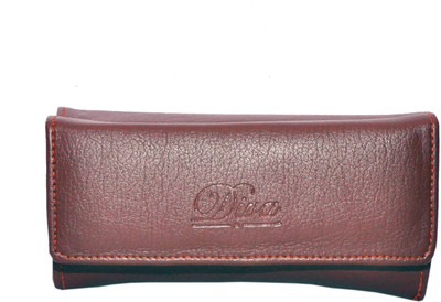 42% OFF on Glam Formal with Trendy Women Formal Maroon Leather Clutch