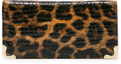 52% OFF on Qolodzire Animal Print Premium Women Casual Brown PU Clutch