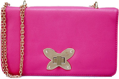 39% OFF on Cappuccino Women Party Pink PU Clutch 39% OFF on Cappuccino Women Party Pink PU Clutch