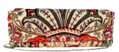 Charming Women Party Multicolor Velvet Clutch Charming Women Party Multicolor Velvet Clutch