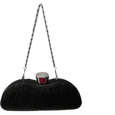 20% OFF on Dloop CK236 Women Festive Black PU Clutch