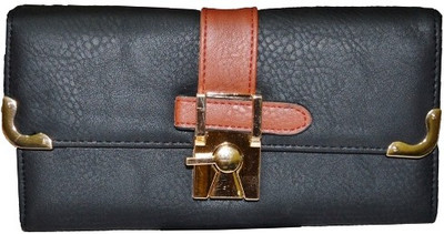 68% OFF on Glambing Tip & Top Women Formal Black Artificial Leather Clutch