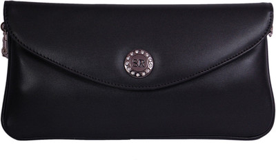 70% OFF on Womaniya Signature Girls Casual Black PU Clutch