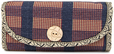 13% OFF on Kraftrush Jute Women Casual Blue, Beige Jute Clutch 13% OFF on Kraftrush Jute Women Casual Blue, Beige Jute Clutch