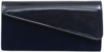Lino Perros Women Casual Blue Fabric Clutch