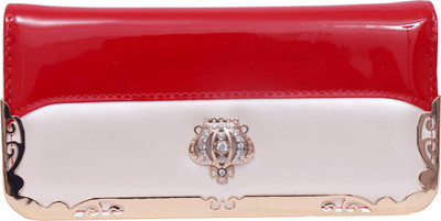 50% OFF on Best Walk Fallon Women Casual Red Leather Clutch