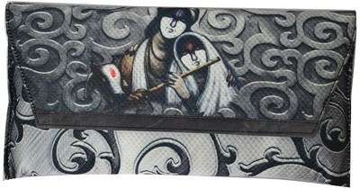 16% OFF on Fashion Jamun Women Casual Grey Fabric Clutch