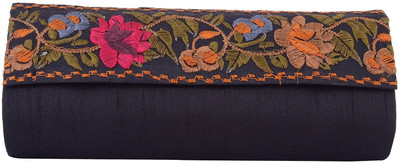 10% OFF on Mela Women Festive Black Silk Clutch 10% OFF on Mela Women Festive Black Silk Clutch