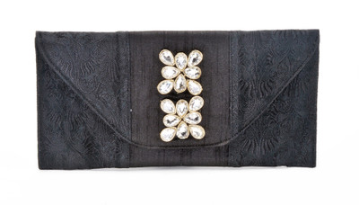 23% OFF on Stylocus Envelope Women Party Black Silk Clutch 23% OFF on Stylocus Envelope Women Party Black Silk Clutch