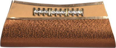 Freddys Fancy Women Casual Brown Fabric Clutch Freddys Fancy Women Casual Brown Fabric Clutch