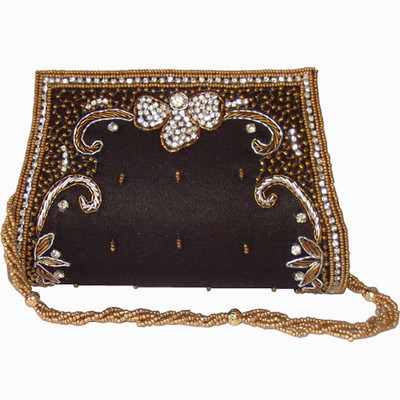 55% OFF on Moksh Women Casual, Party Black Silk Clutch 55% OFF on Moksh Women Casual, Party Black Silk Clutch