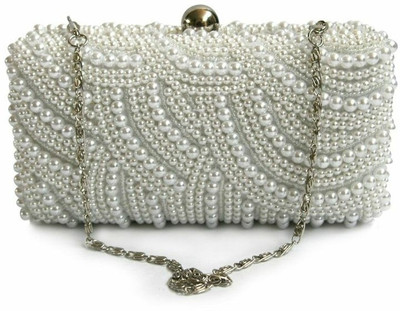 29% OFF on Inspired Livingg Beaded Evening Women Party White Beads Clutch 29% OFF on Inspired Livingg Beaded Evening Women Party White Beads Clutch