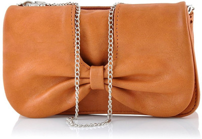 33% OFF on Butterflies Women Casual Tan PU Clutch