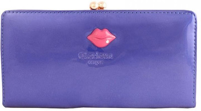 50% OFF on Circuzz Valentine Kiss Women Party Blue Genuine Leather Clutch