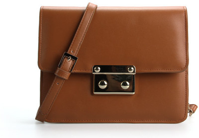 50% OFF on Elizabeth's Tailleur Messenger Women Casual Brown PU Clutch